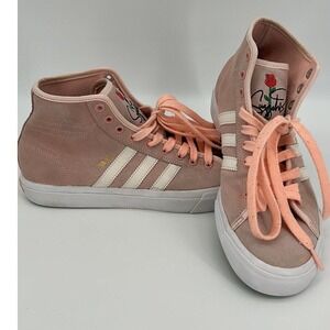 Adidas MatchCourt NA-KEL Smith Skate Hip Hop Pink Mid‎ Sneaker Mens 8/Womens 9.5